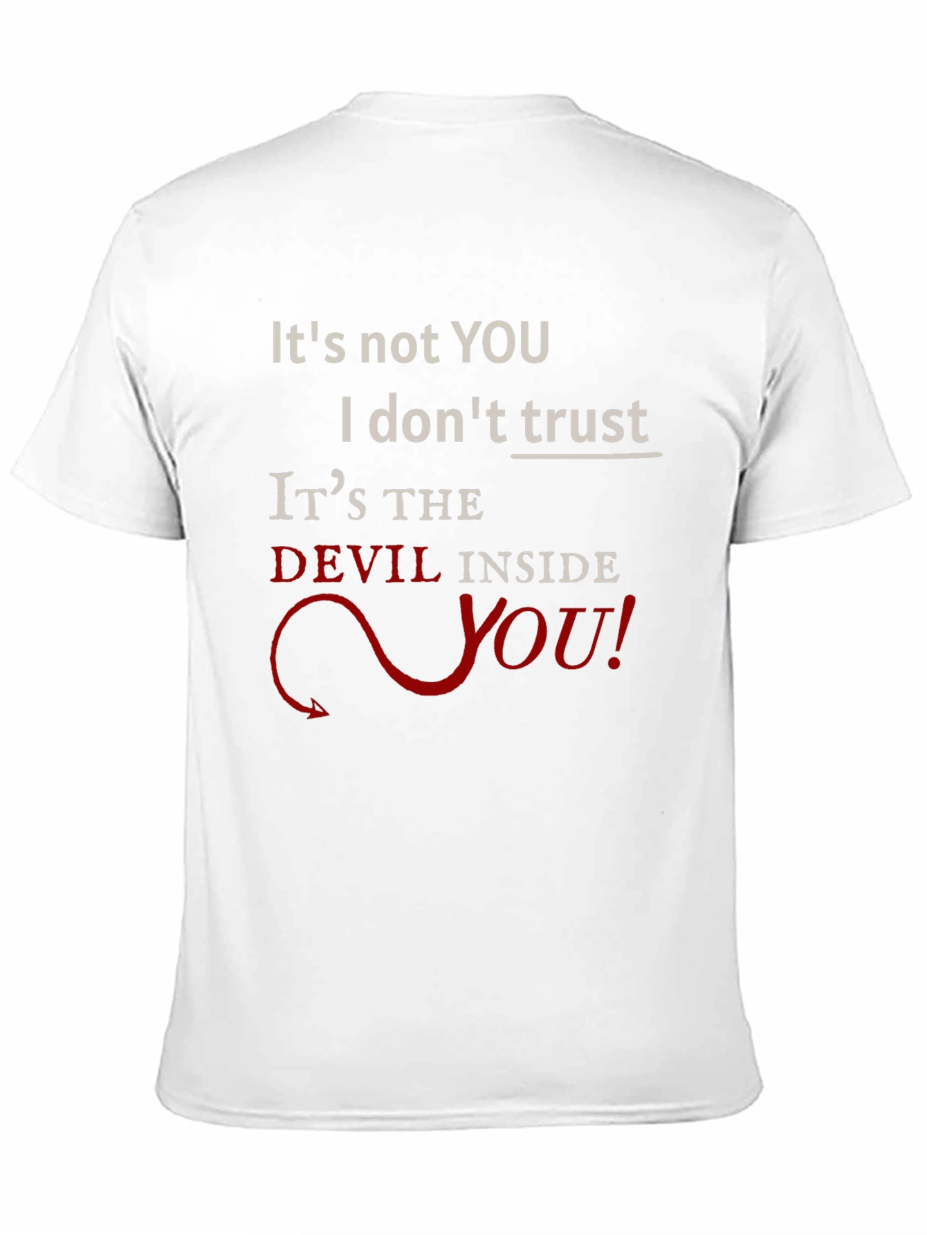 Devil Inside You Graphic T-Shirt - Mens Black Tee