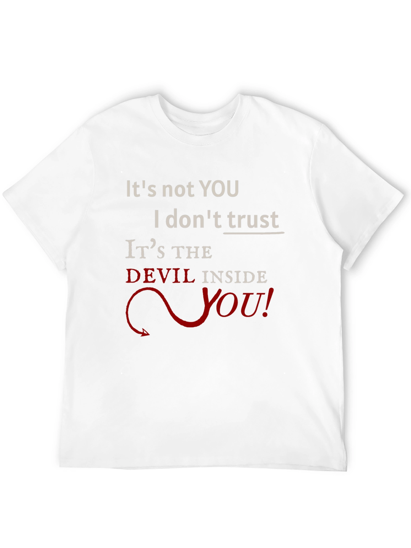 Devil Inside You Graphic T-Shirt - Mens Black Tee