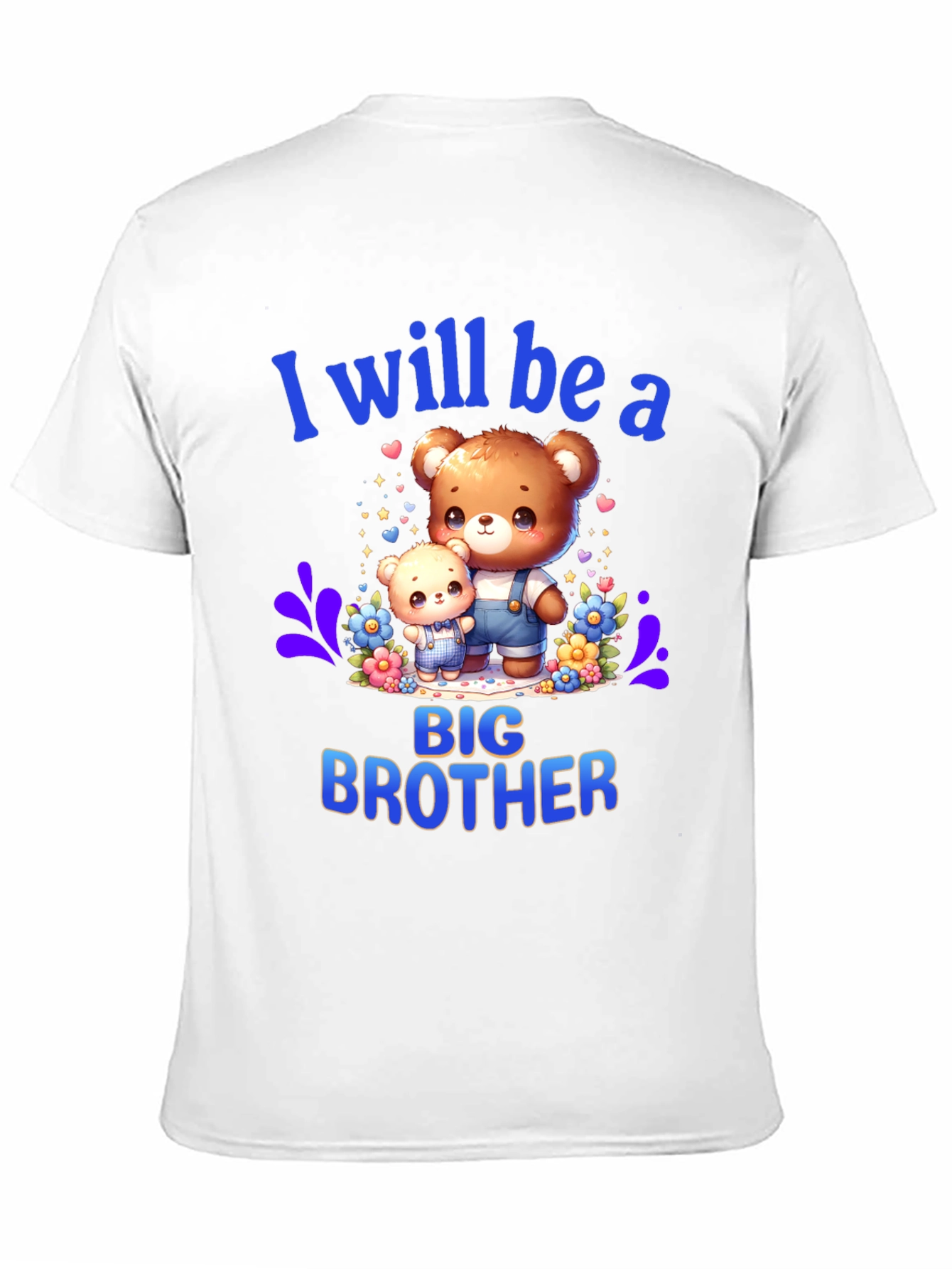 Big Brother T-Shirt - Cute Teddy Bear Design