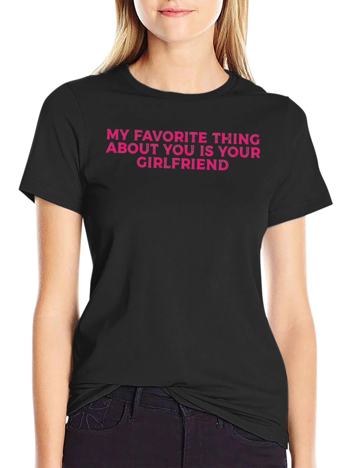 Funny Boyfriend Girlfriend Graphic T-Shirt
