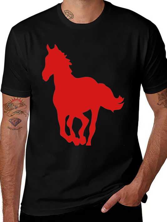 Horse Graphic T-Shirt - Stylish Mens Tee