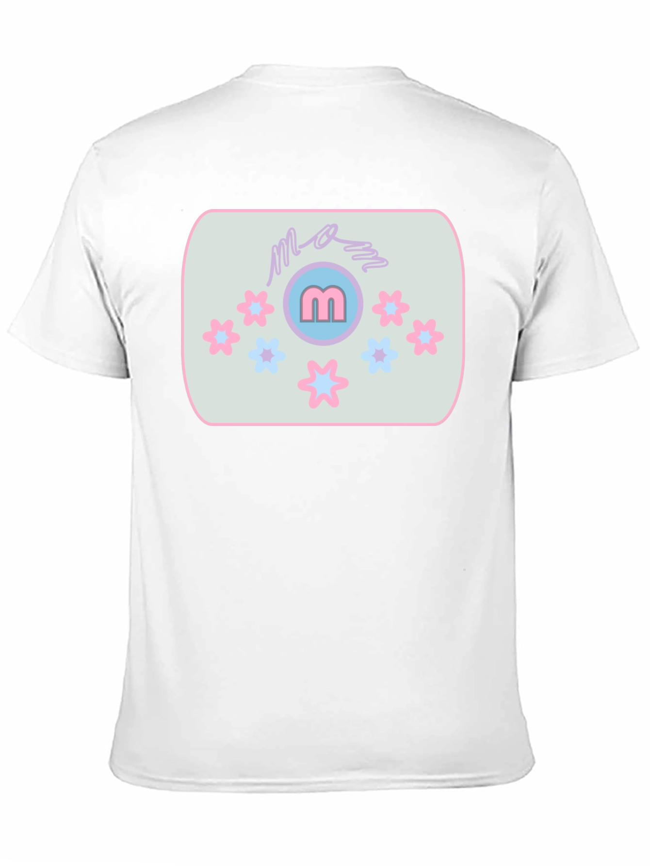Mom Tee with Flower Accent