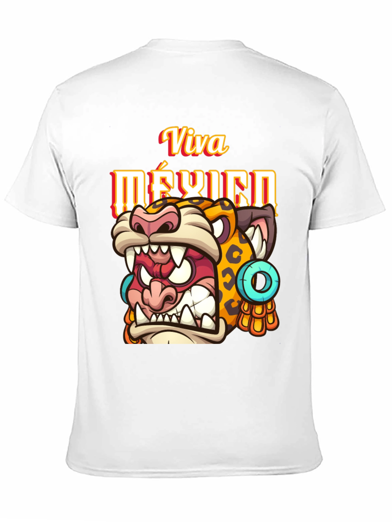Viva Mexico Jaguar Graphic T-Shirt