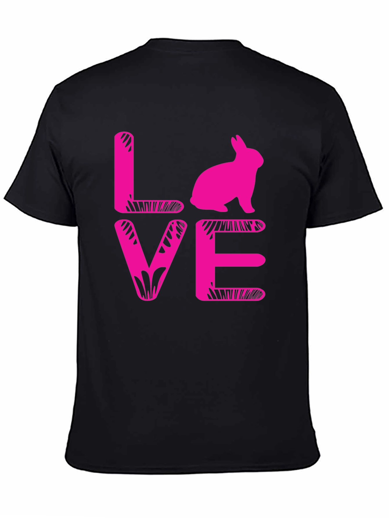 Bunny Love T-Shirt - Pink Graphic Tee