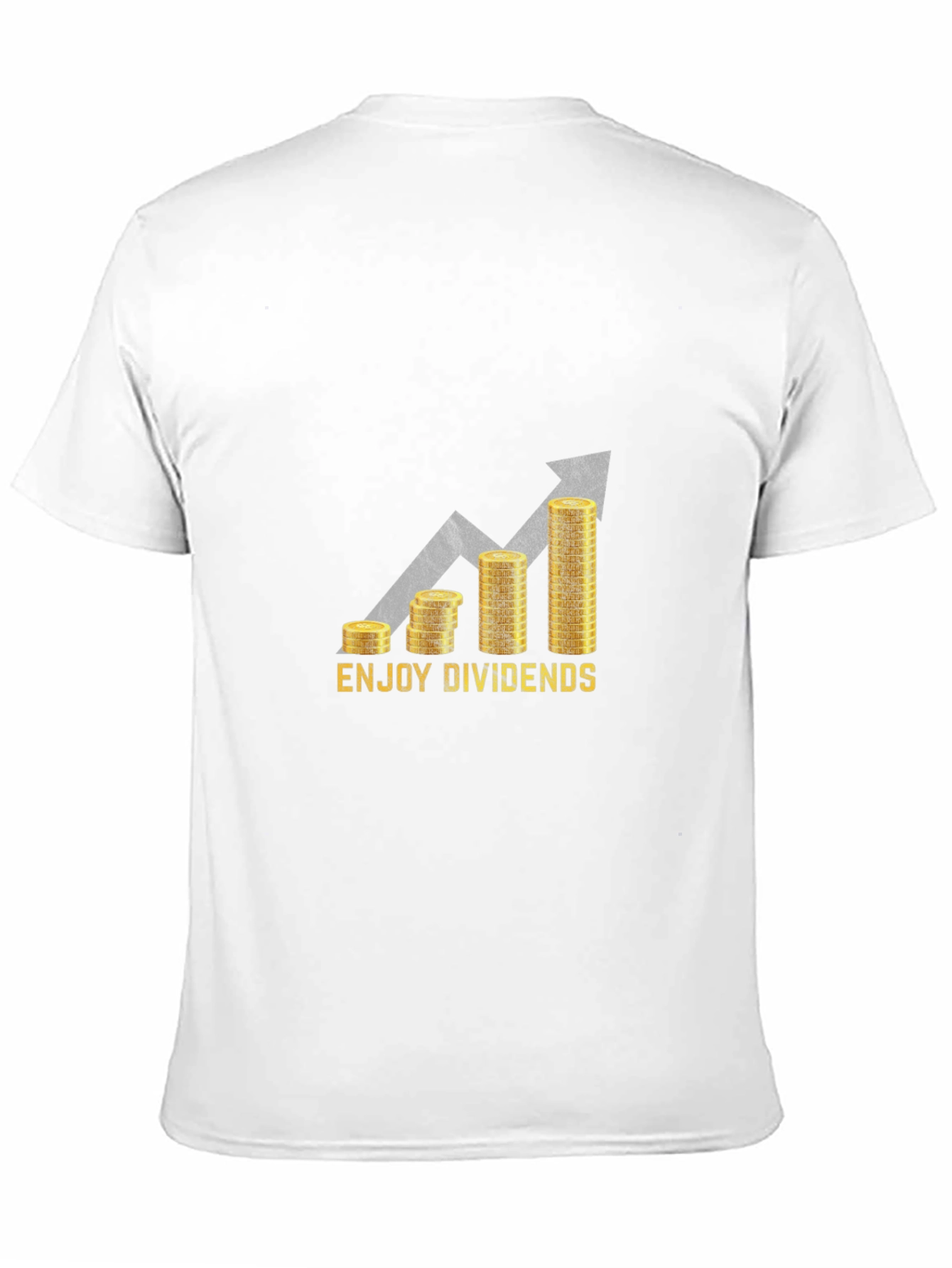 Enjoy Dividends Black Graphic Tee