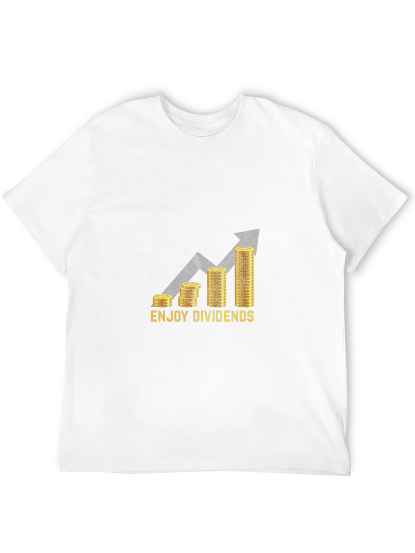 Enjoy Dividends Black Graphic Tee