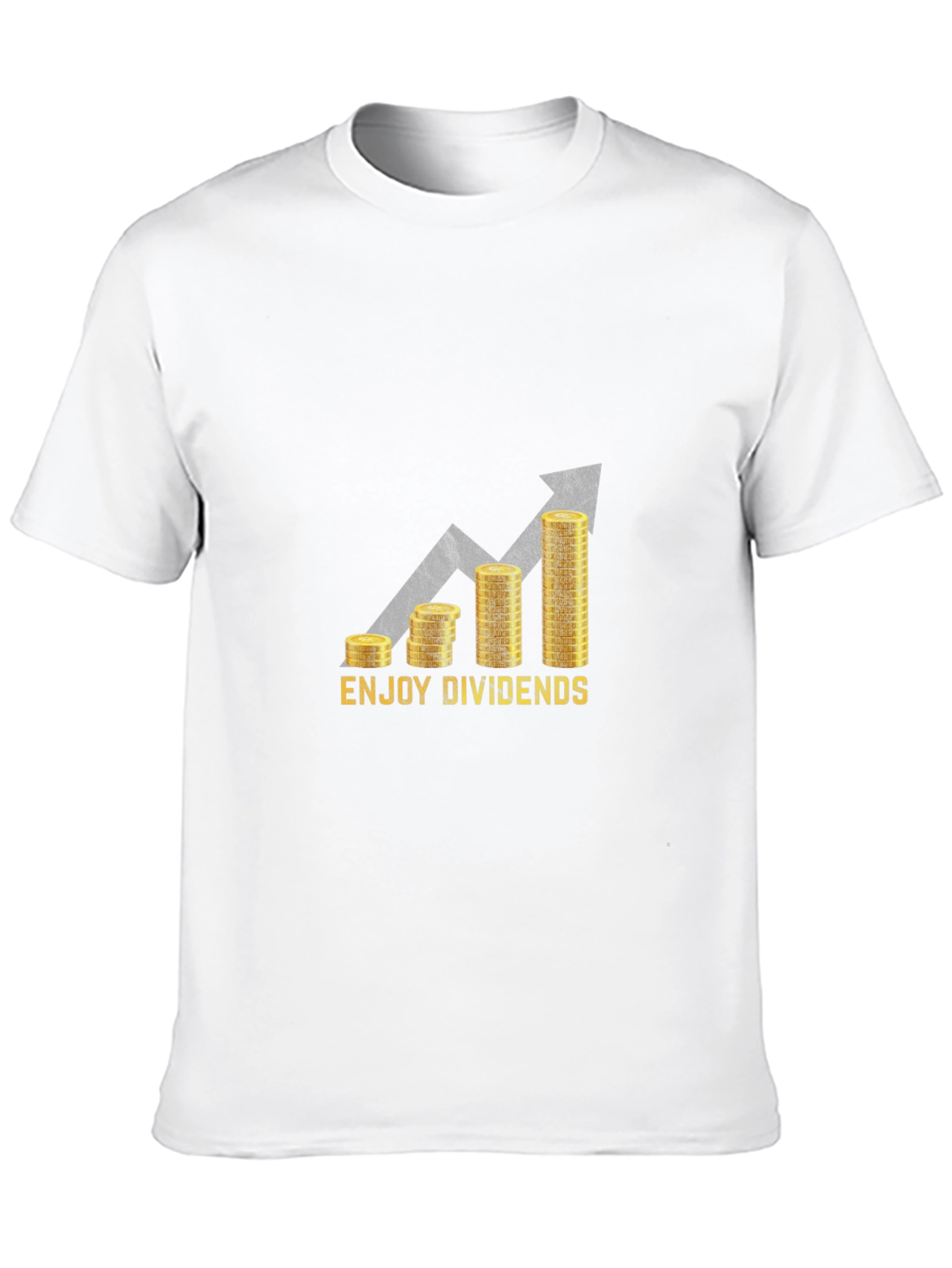 Enjoy Dividends Black Graphic Tee