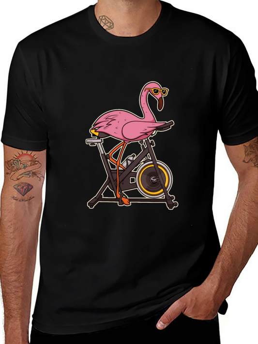 Flamingo Spin Class T-Shirt