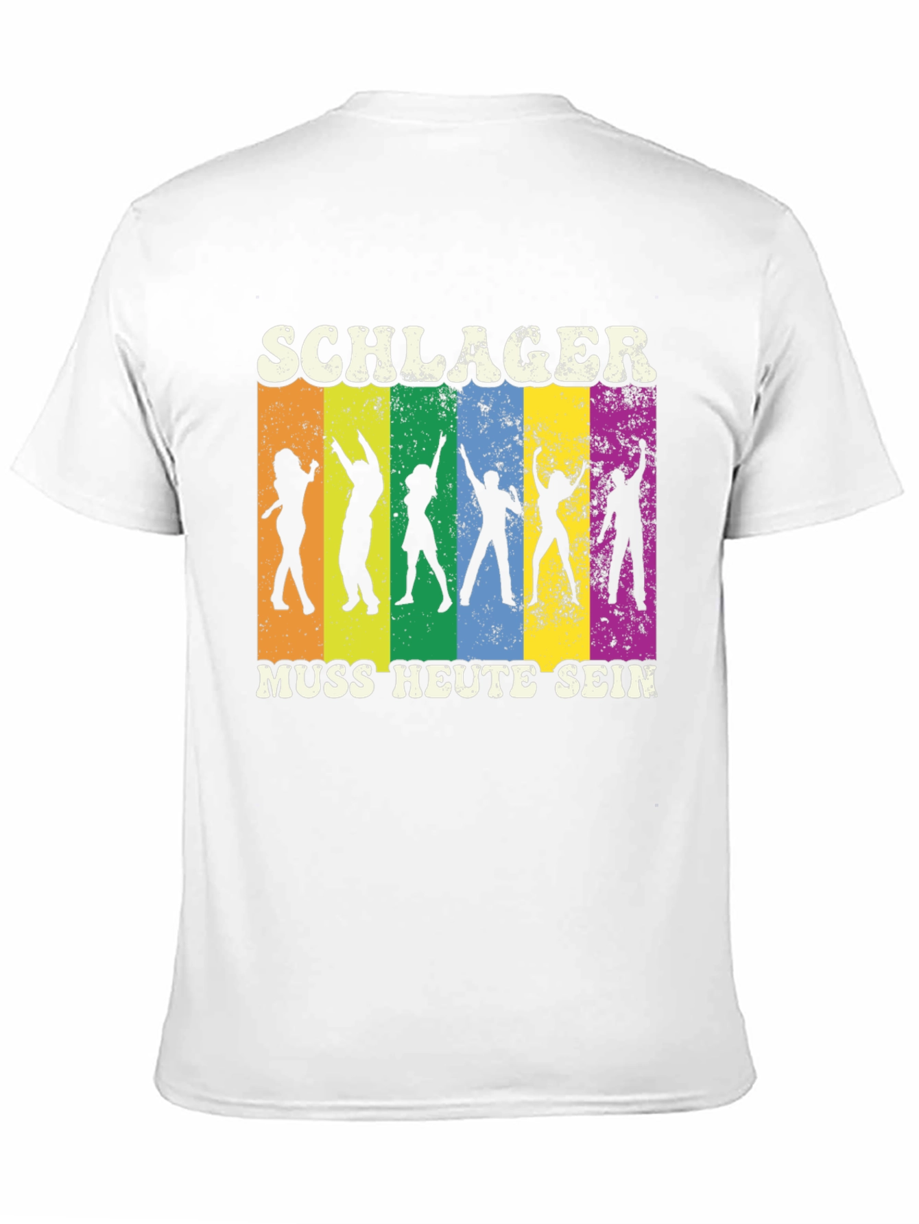 Schlager Muss Heute Sein Black Graphic T-Shirt