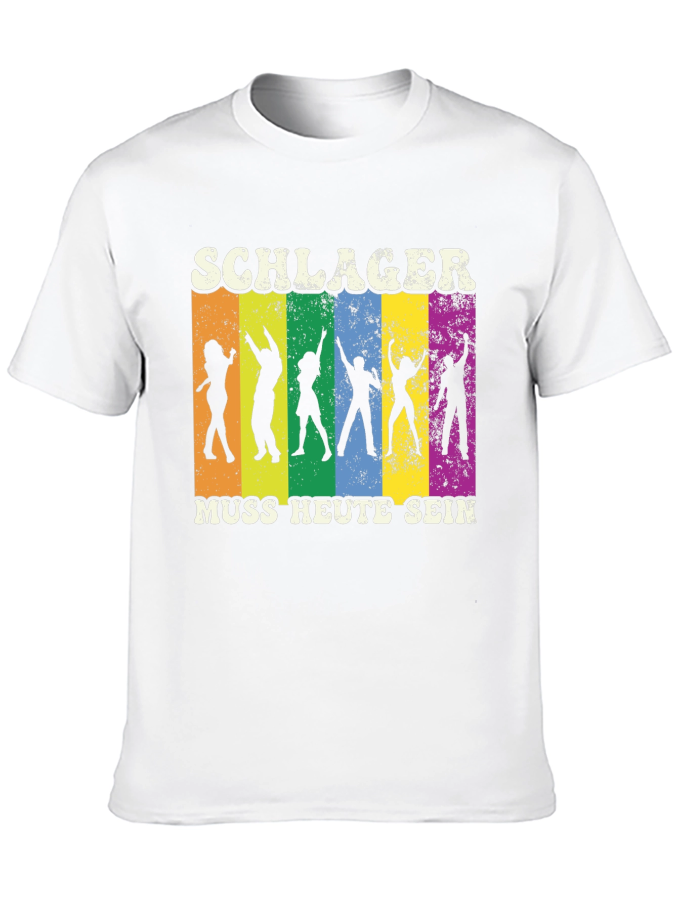 Schlager Muss Heute Sein Black Graphic T-Shirt