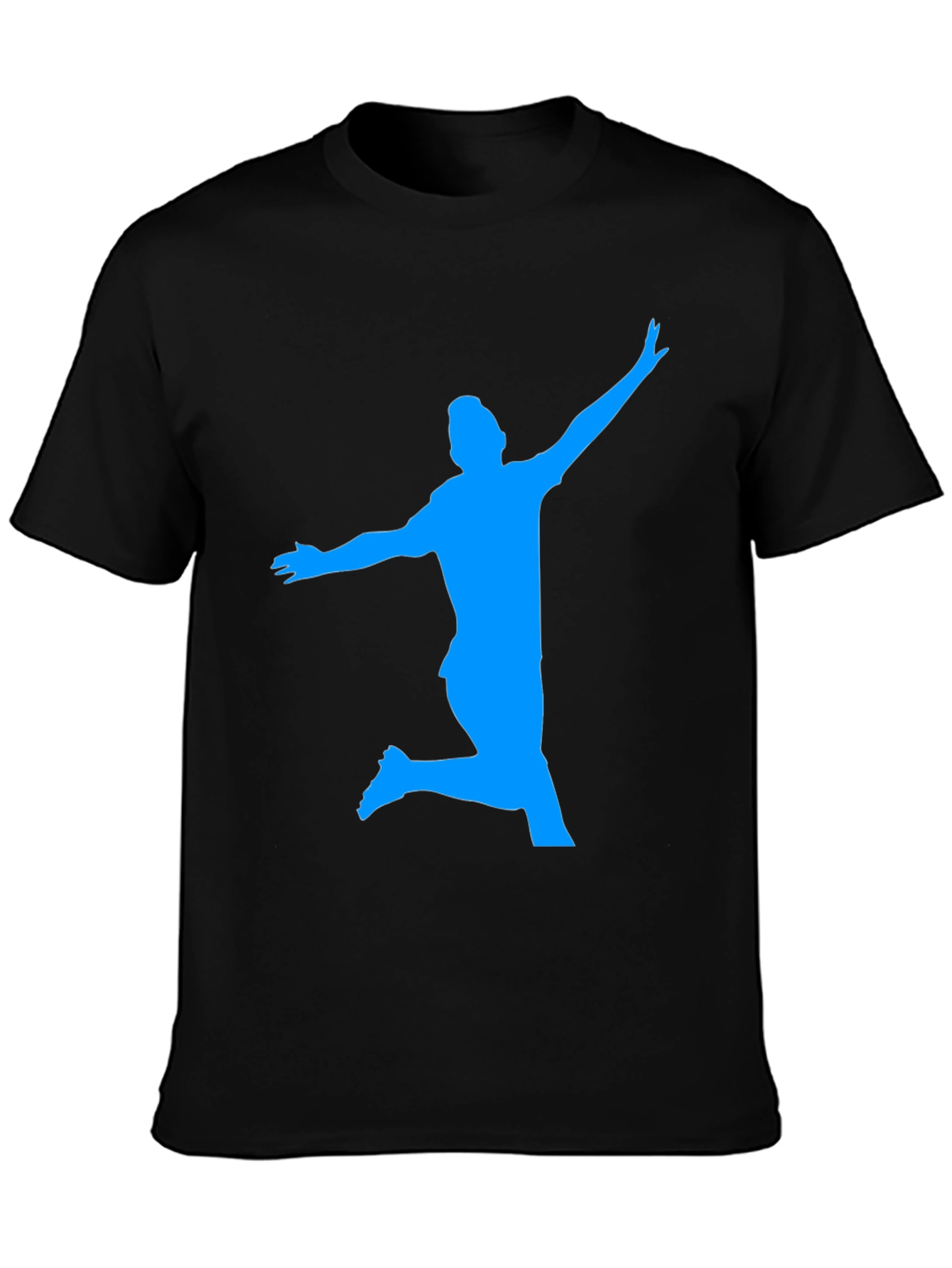 Silhouette Soccer T-Shirt - Black