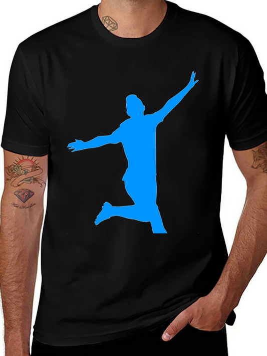 Silhouette Soccer T-Shirt - Black
