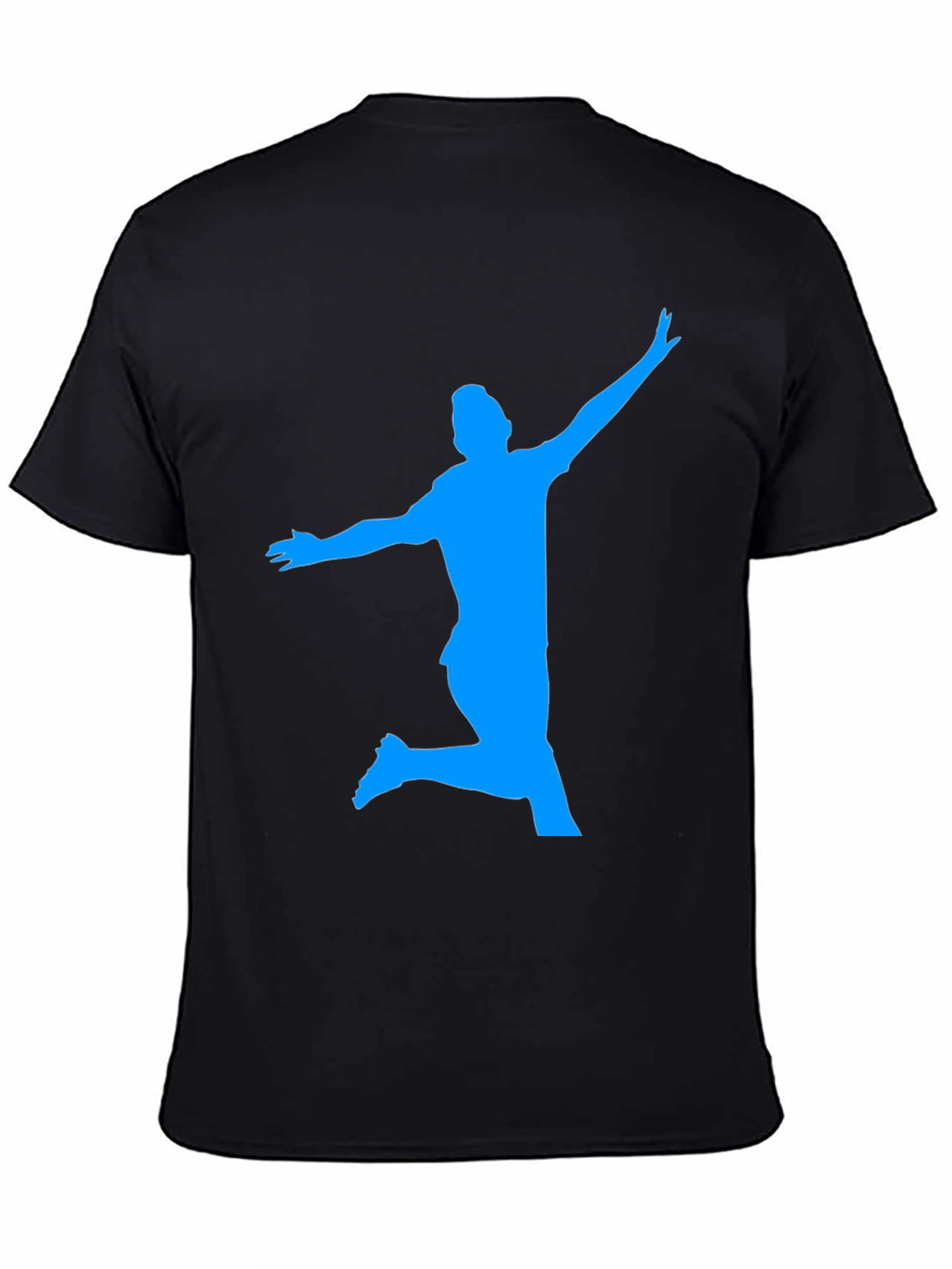 Silhouette Soccer T-Shirt - Black