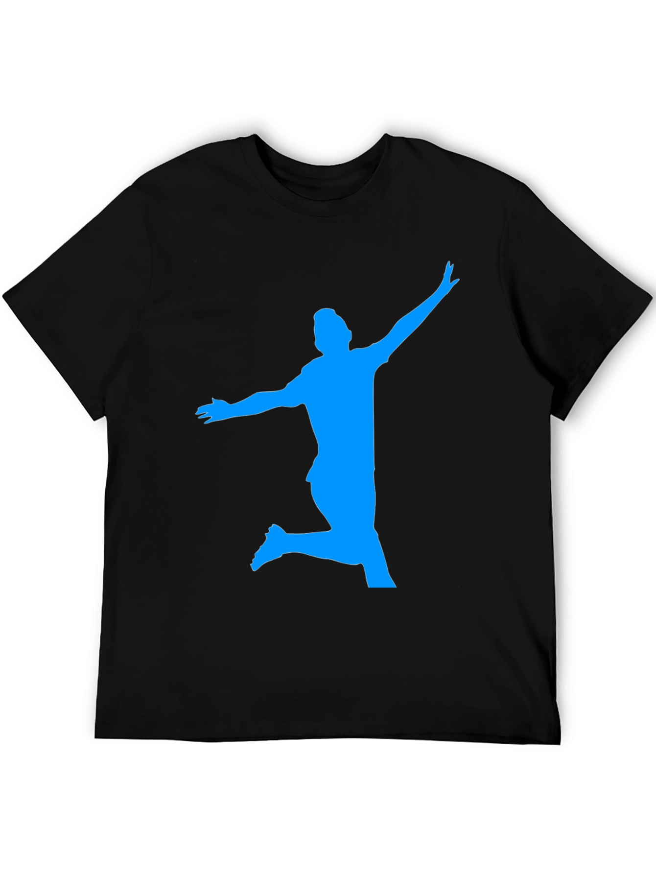 Silhouette Soccer T-Shirt - Black