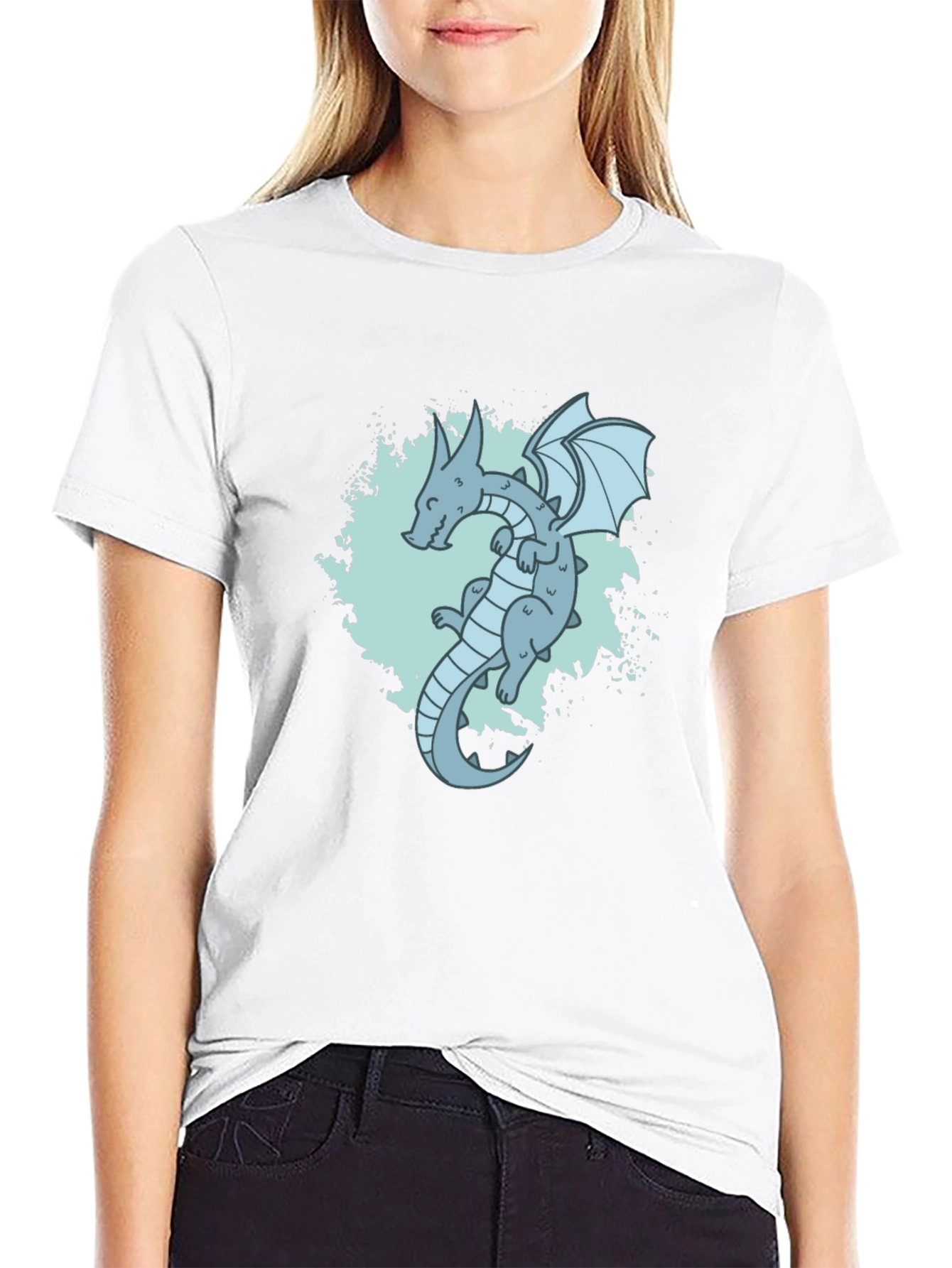 Dragon T-Shirt - Black Cotton Tee