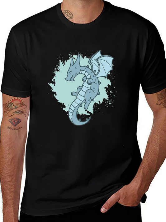 Dragon T-Shirt - Black Cotton Tee