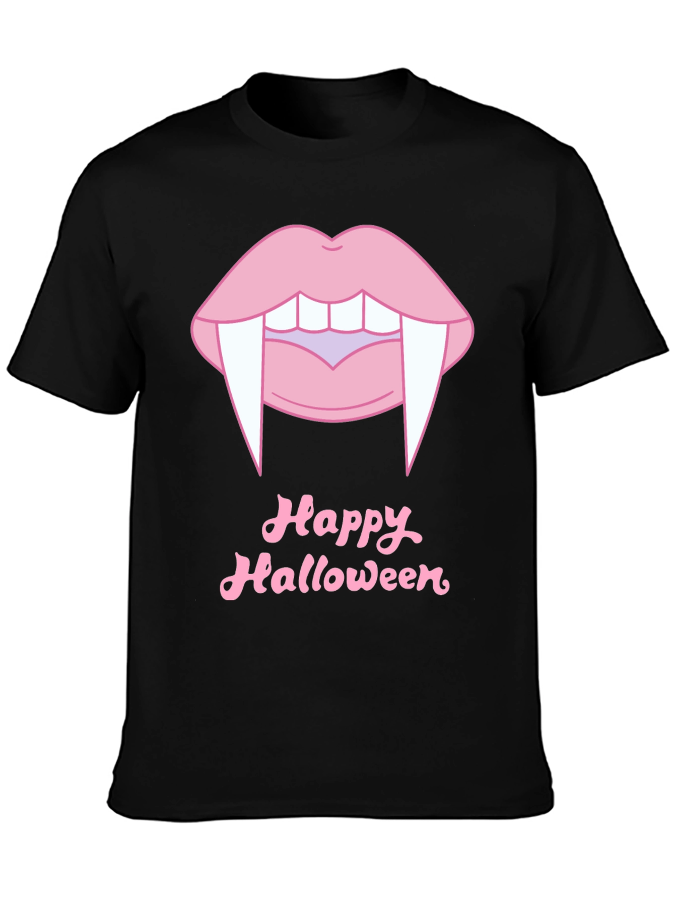 Happy Halloween Vampire Lips T-Shirt
