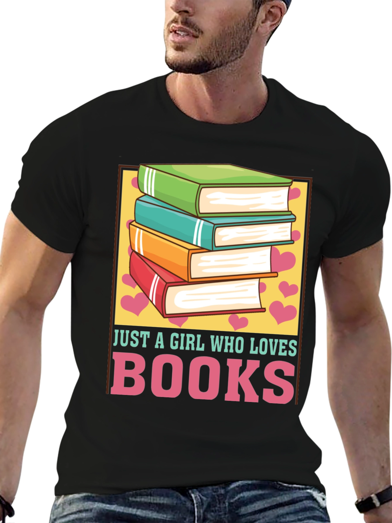 Just A Girl Who Loves Books T-Shirt