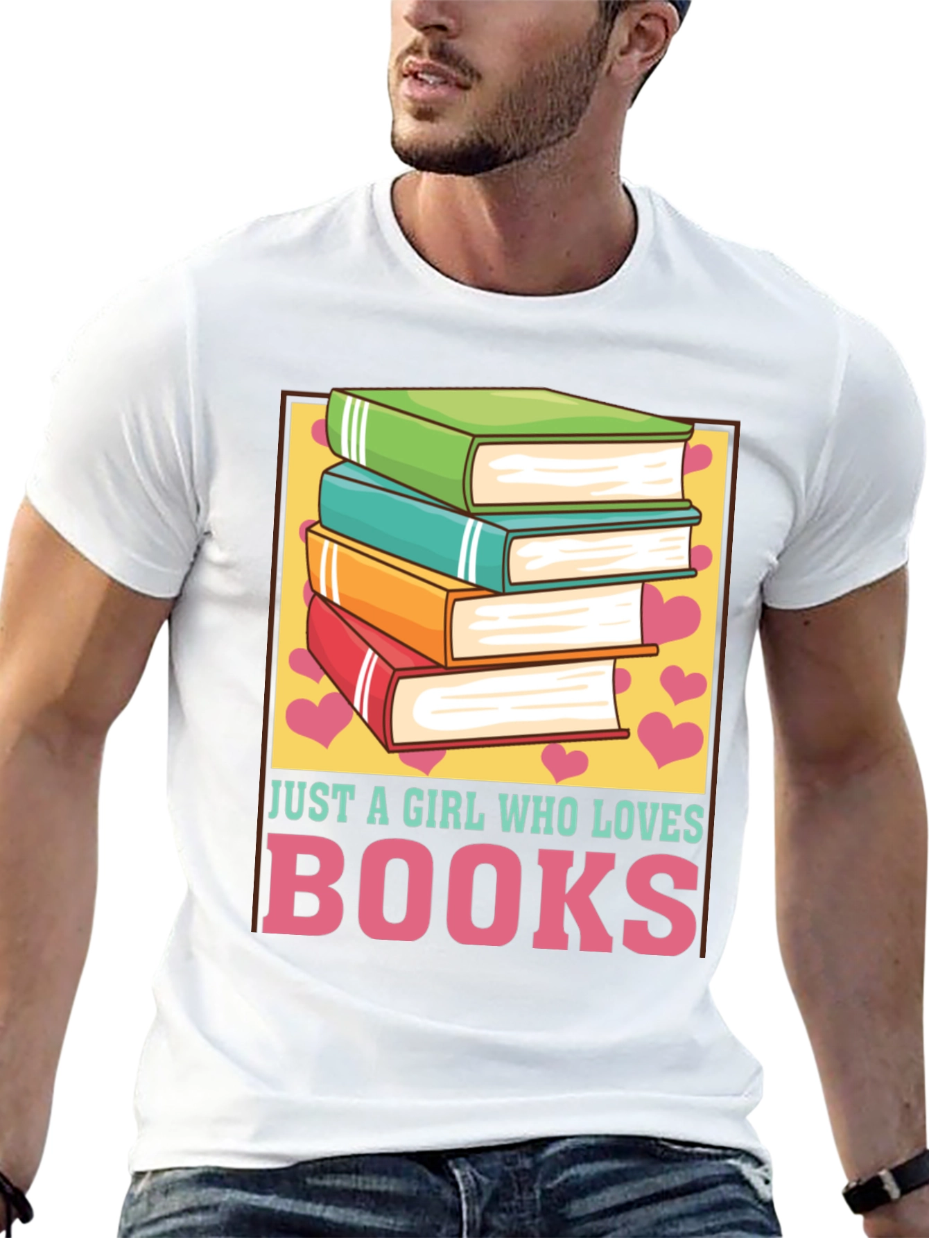Just A Girl Who Loves Books T-Shirt