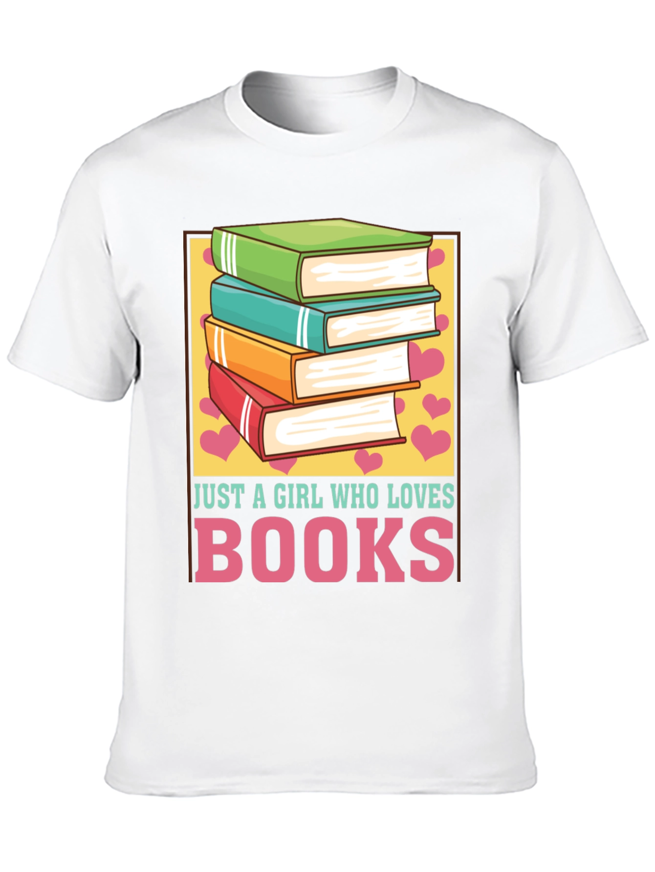 Just A Girl Who Loves Books T-Shirt