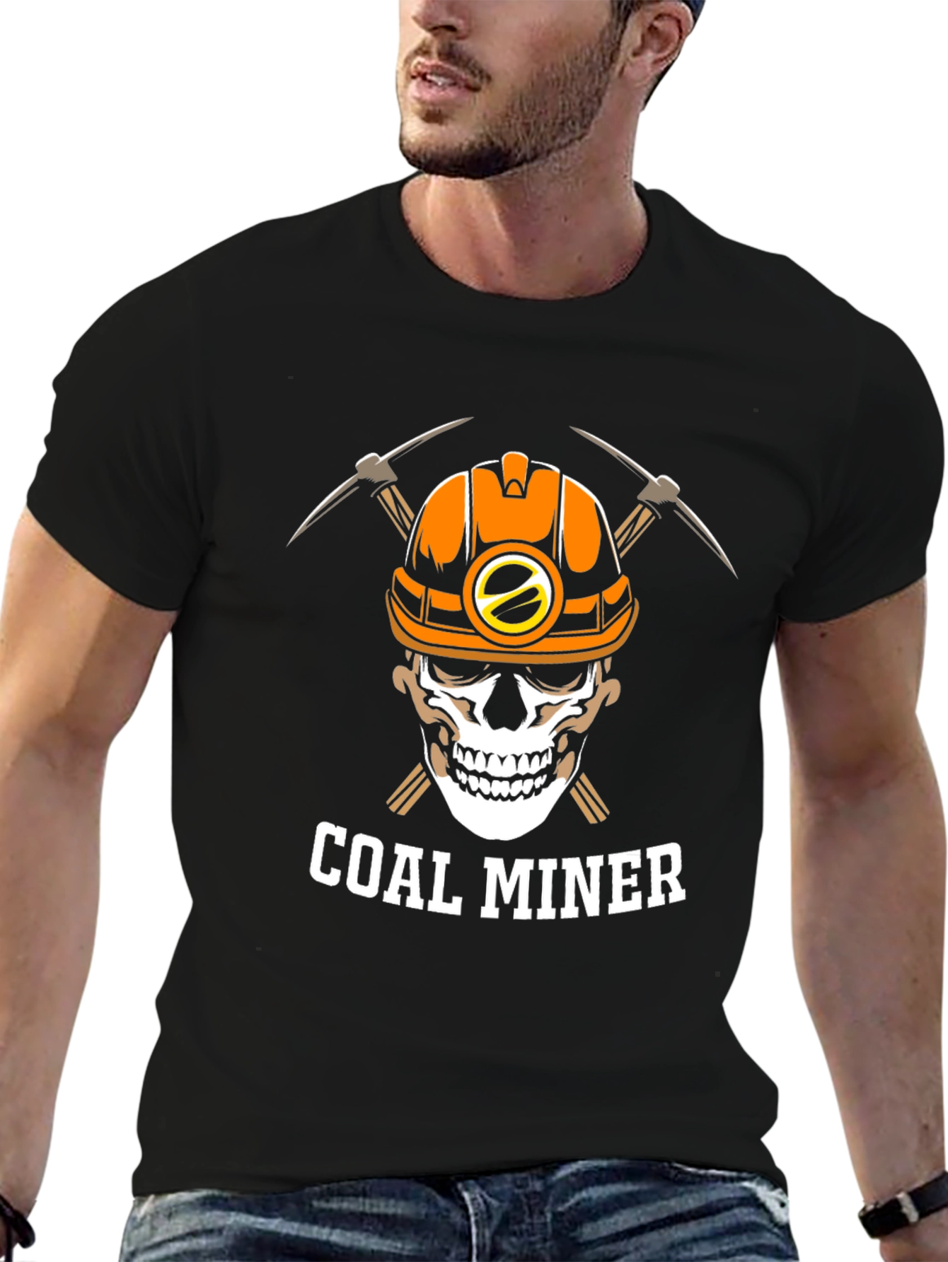 Coal Miner Skeleton T-Shirt