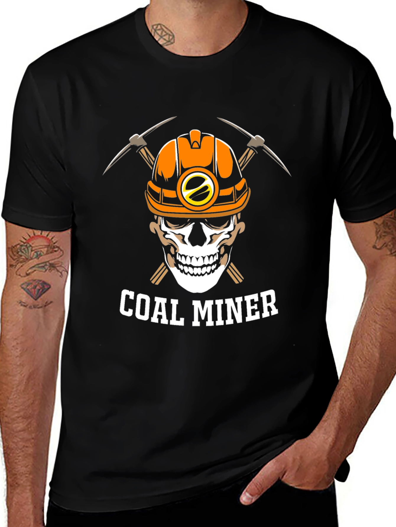 Coal Miner Skeleton T-Shirt