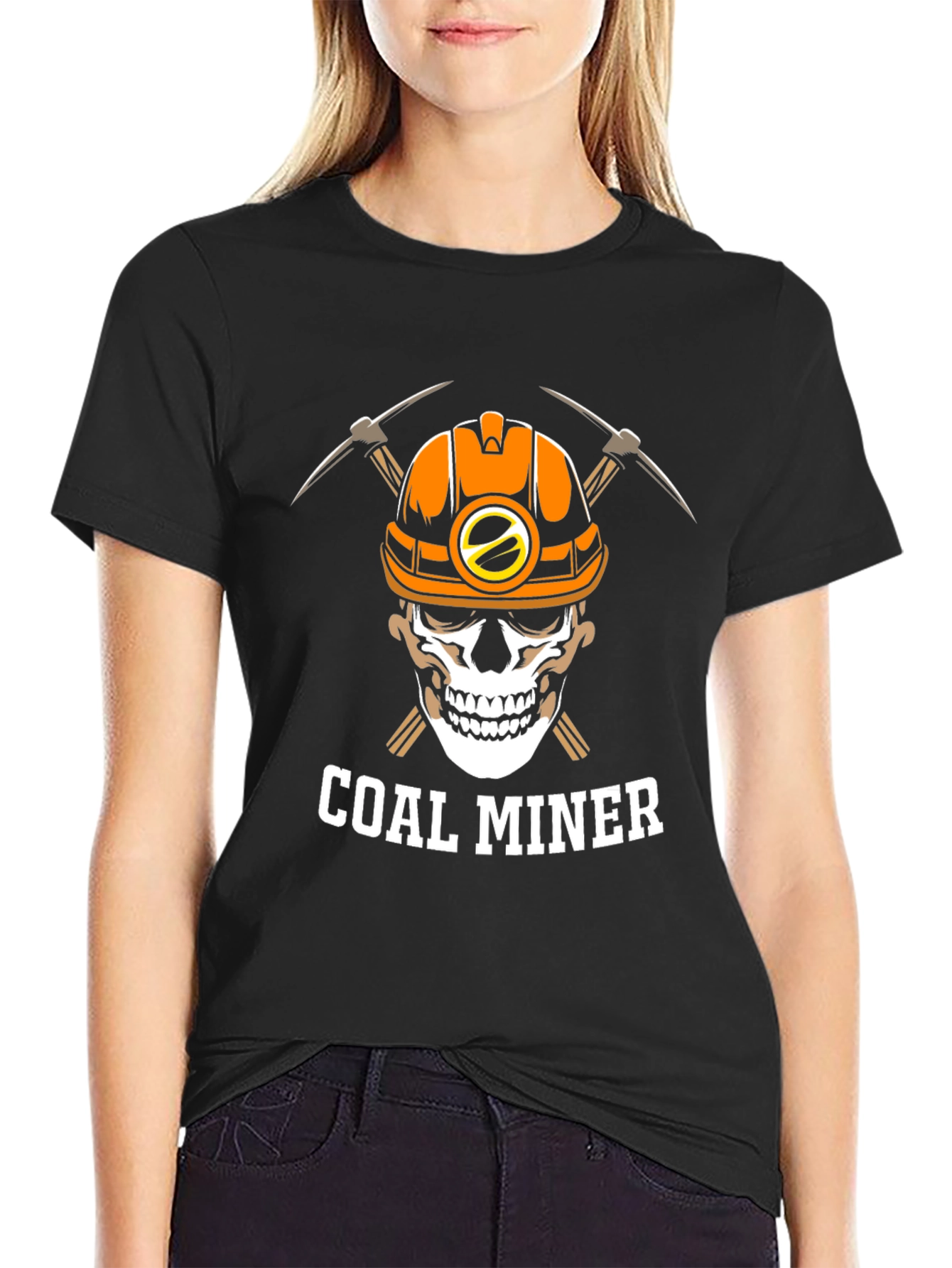 Coal Miner Skeleton T-Shirt