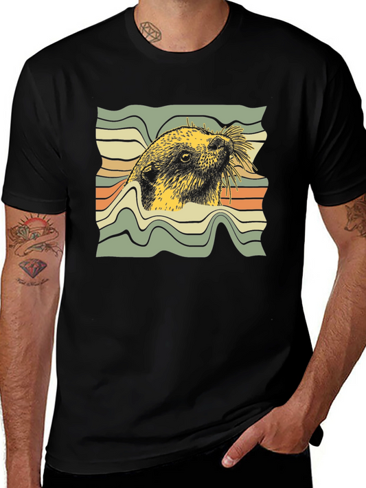 Retro Otter Graphic Tee