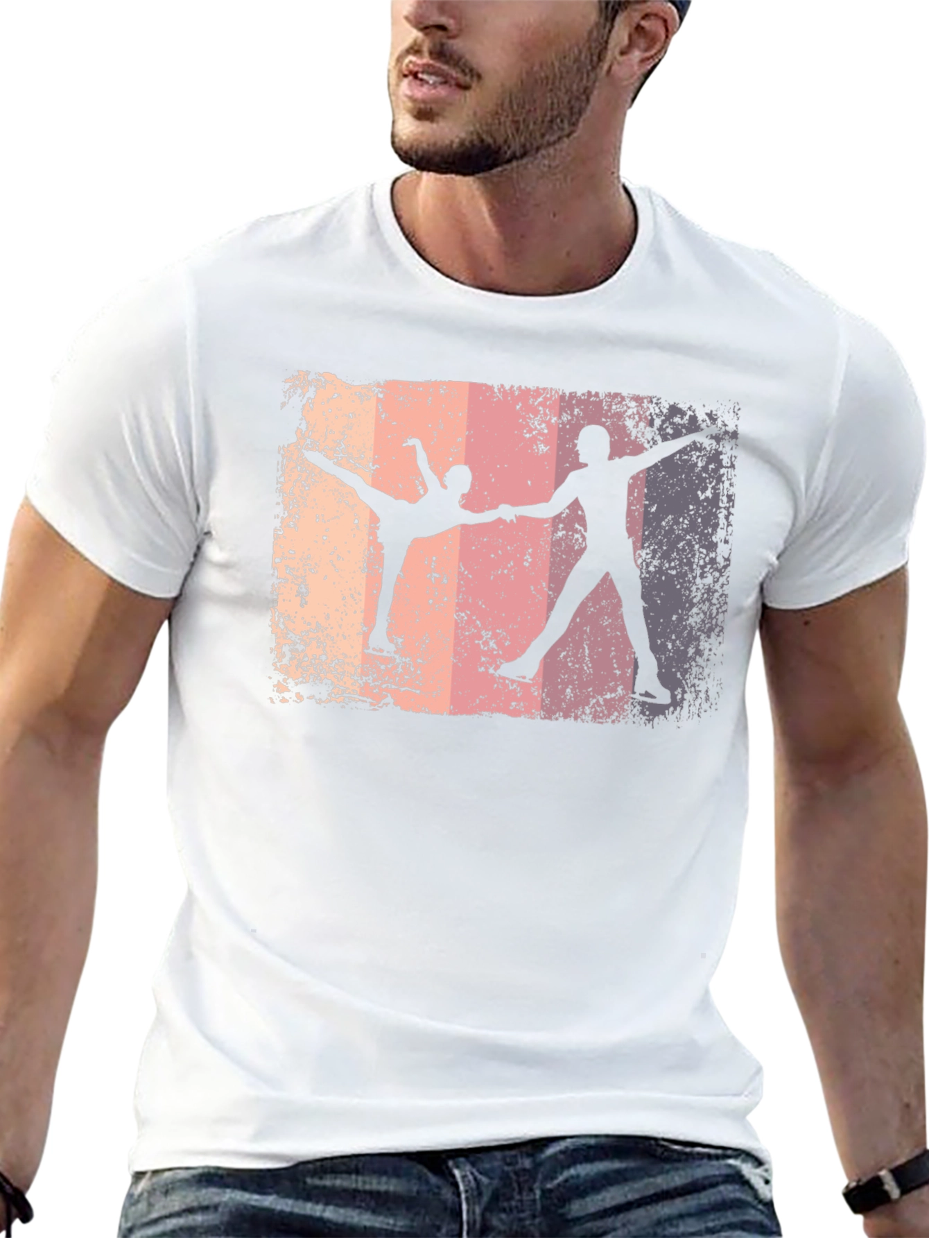Ice Skating Silhouette T-Shirt