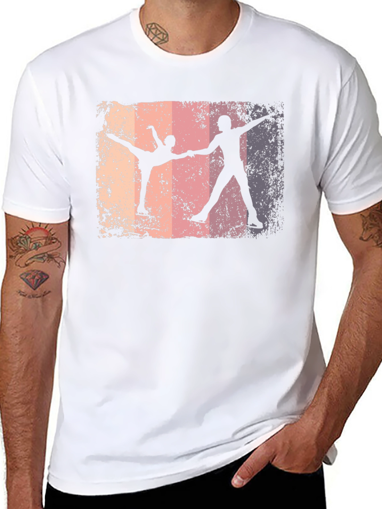 Ice Skating Silhouette T-Shirt