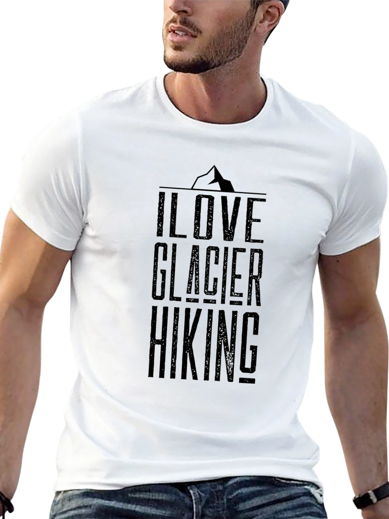 I Love Glacier Hiking T-Shirt