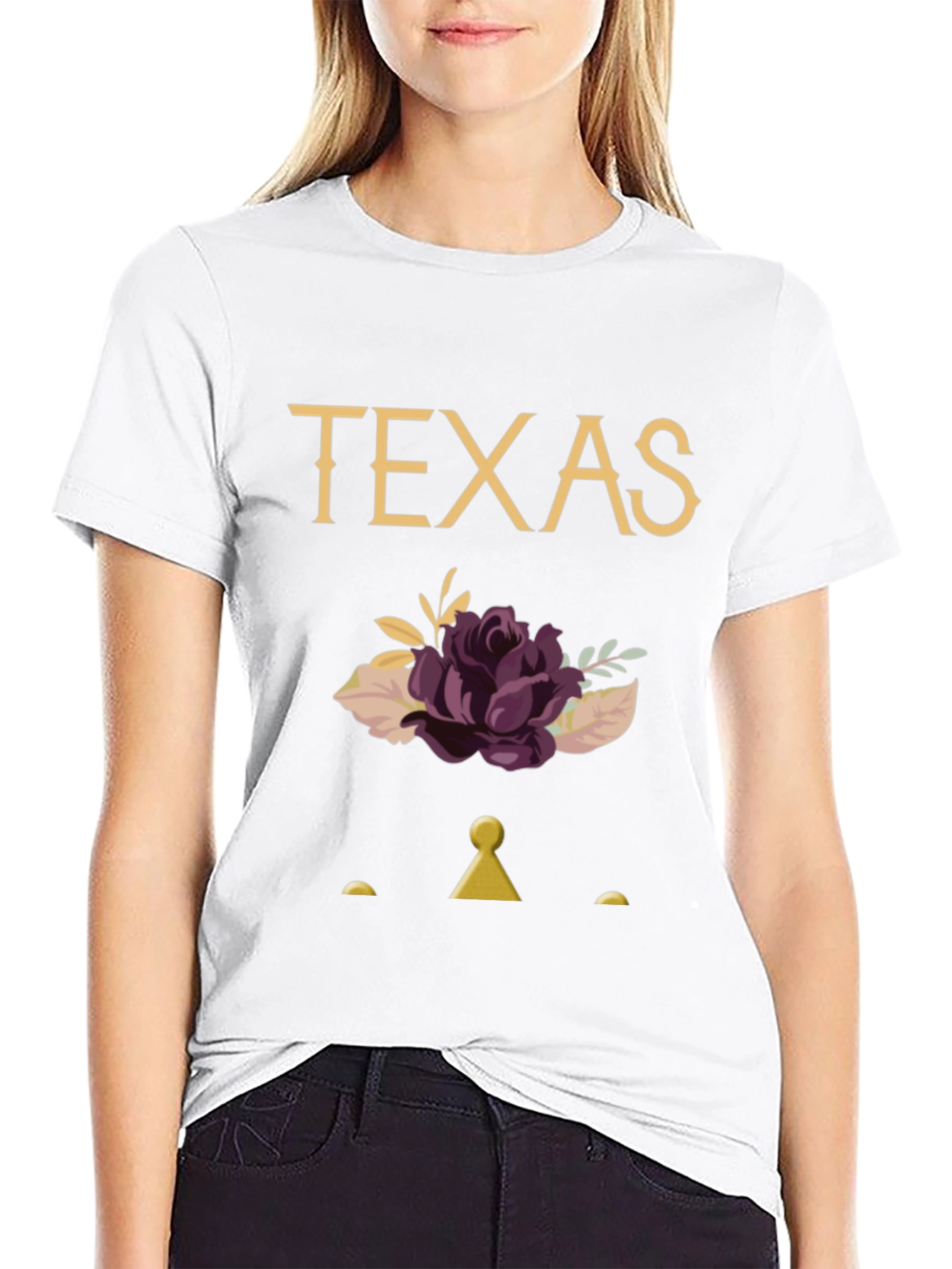 Texas Floral Graphic Tee - Unique State Pride