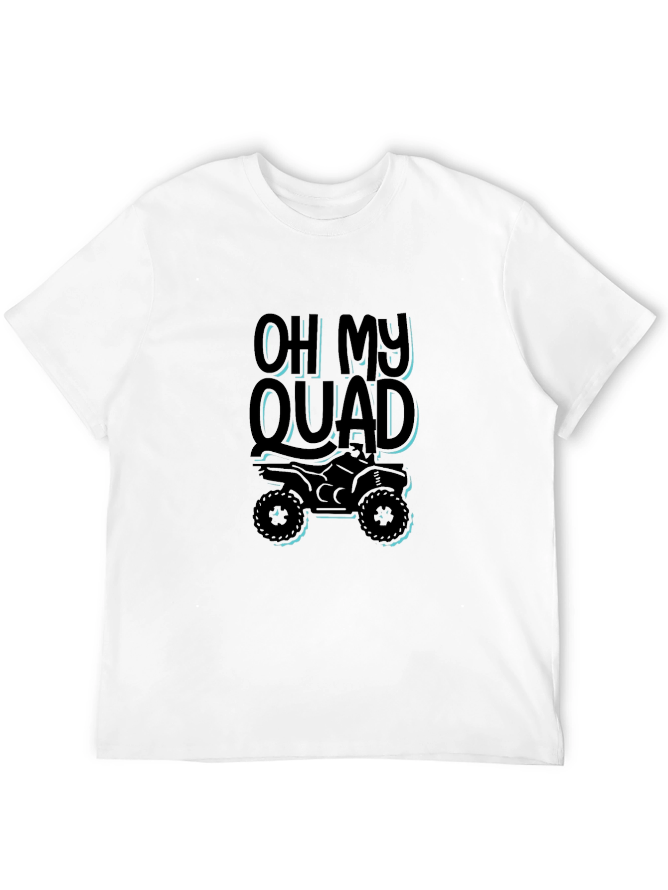 Oh My Quad Black T-Shirt - ATV Rider Gift