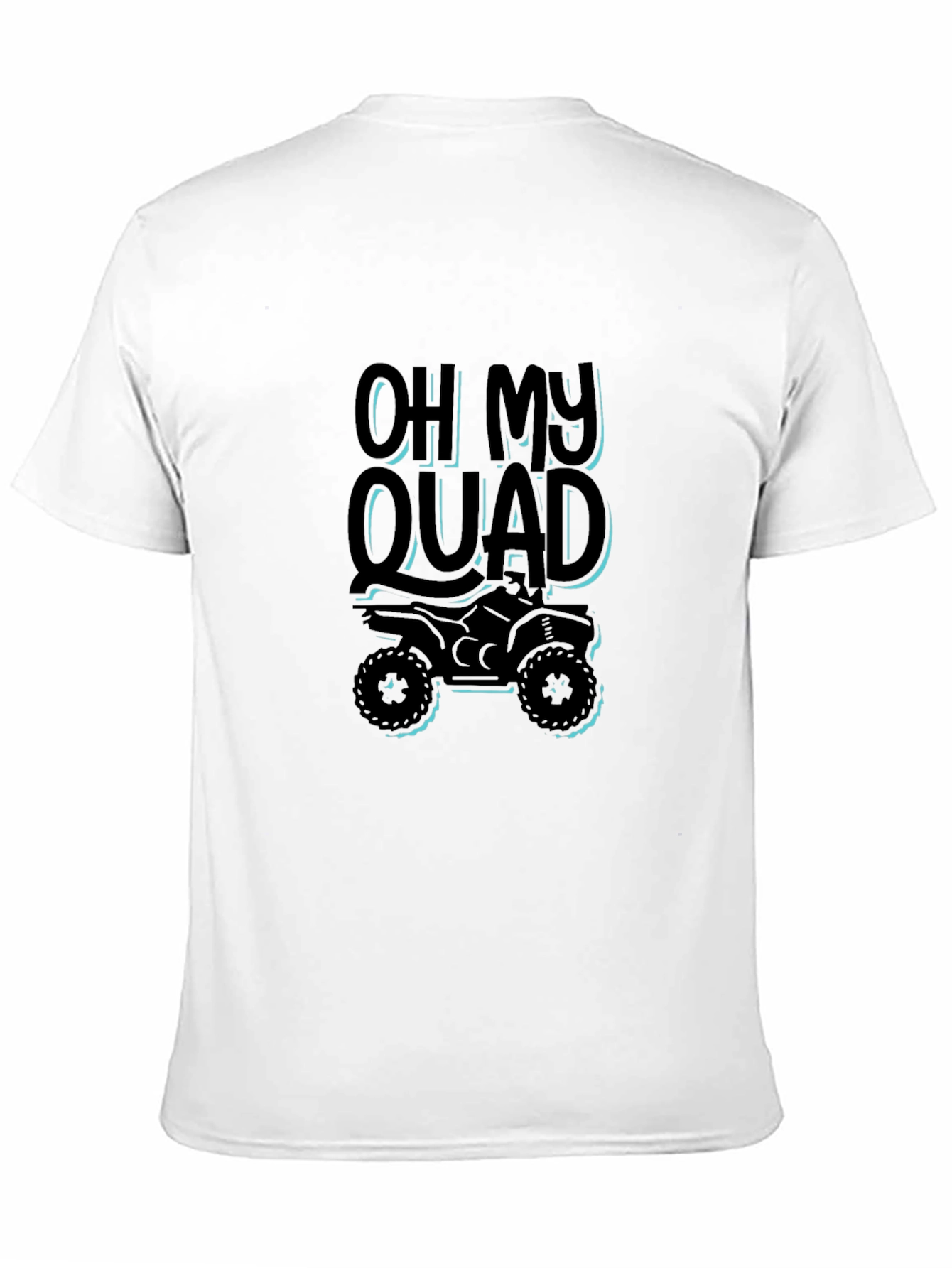 Oh My Quad Black T-Shirt - ATV Rider Gift