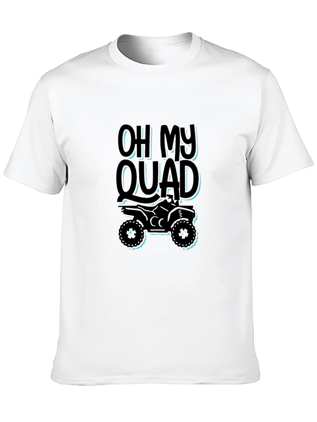 Oh My Quad Black T-Shirt - ATV Rider Gift
