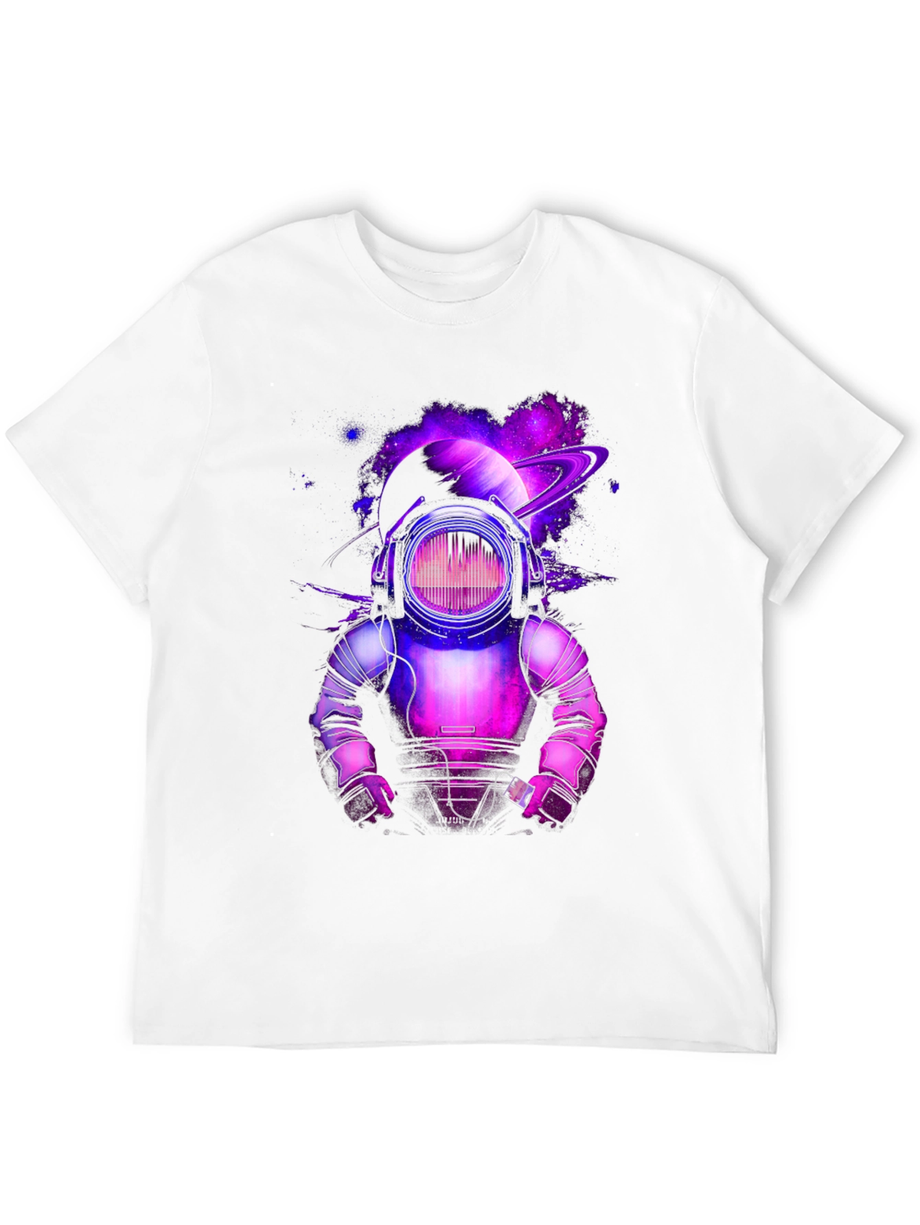 Cosmic DJ Astronaut Graphic Tee