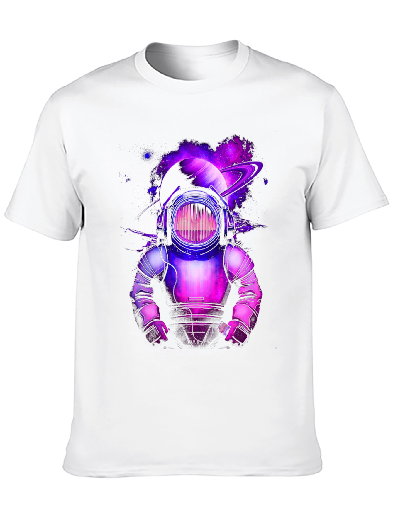 Cosmic DJ Astronaut Graphic Tee