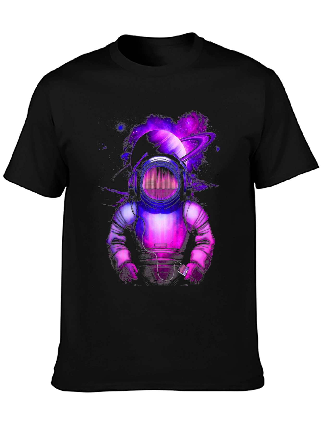 Cosmic DJ Astronaut Graphic Tee