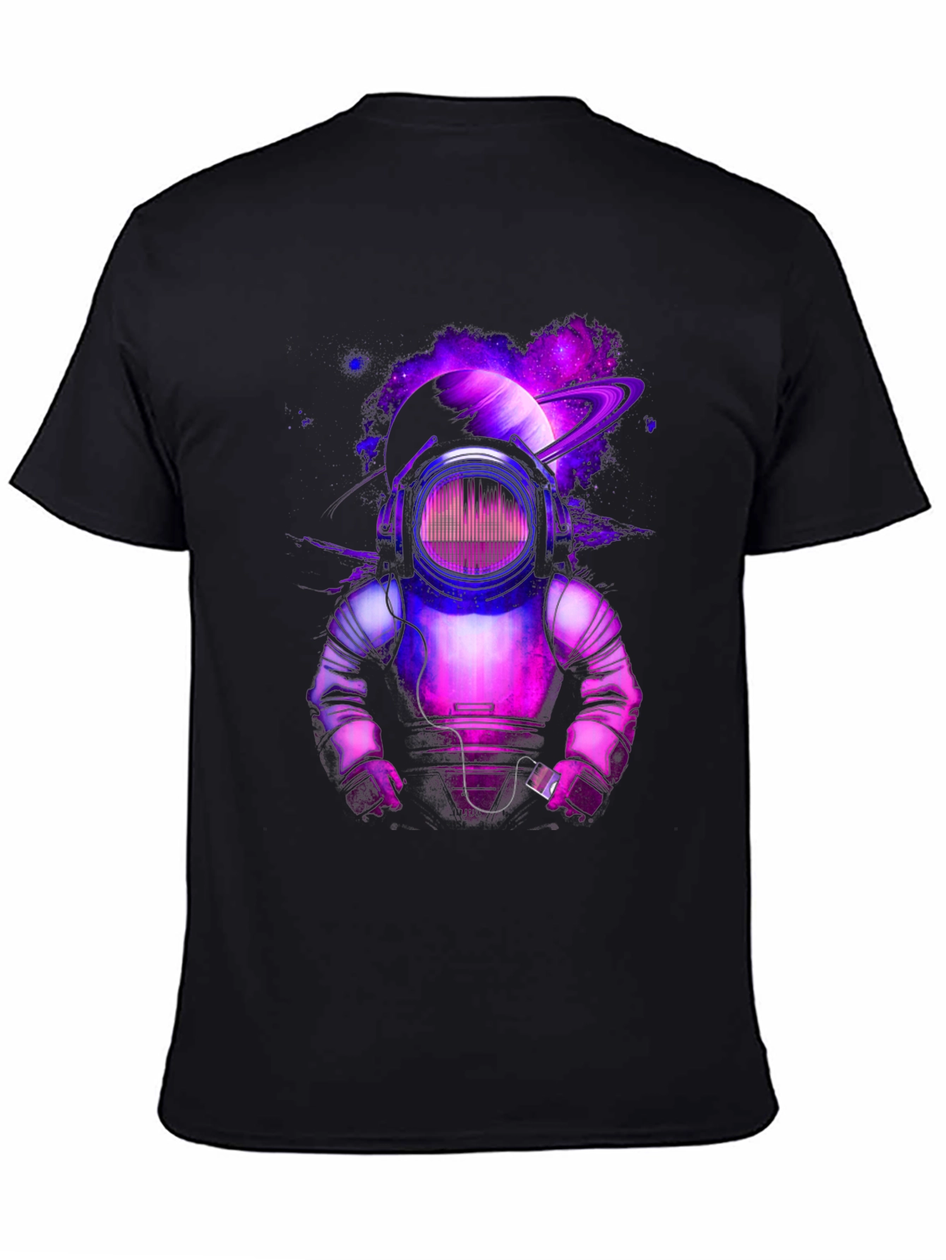 Cosmic DJ Astronaut Graphic Tee