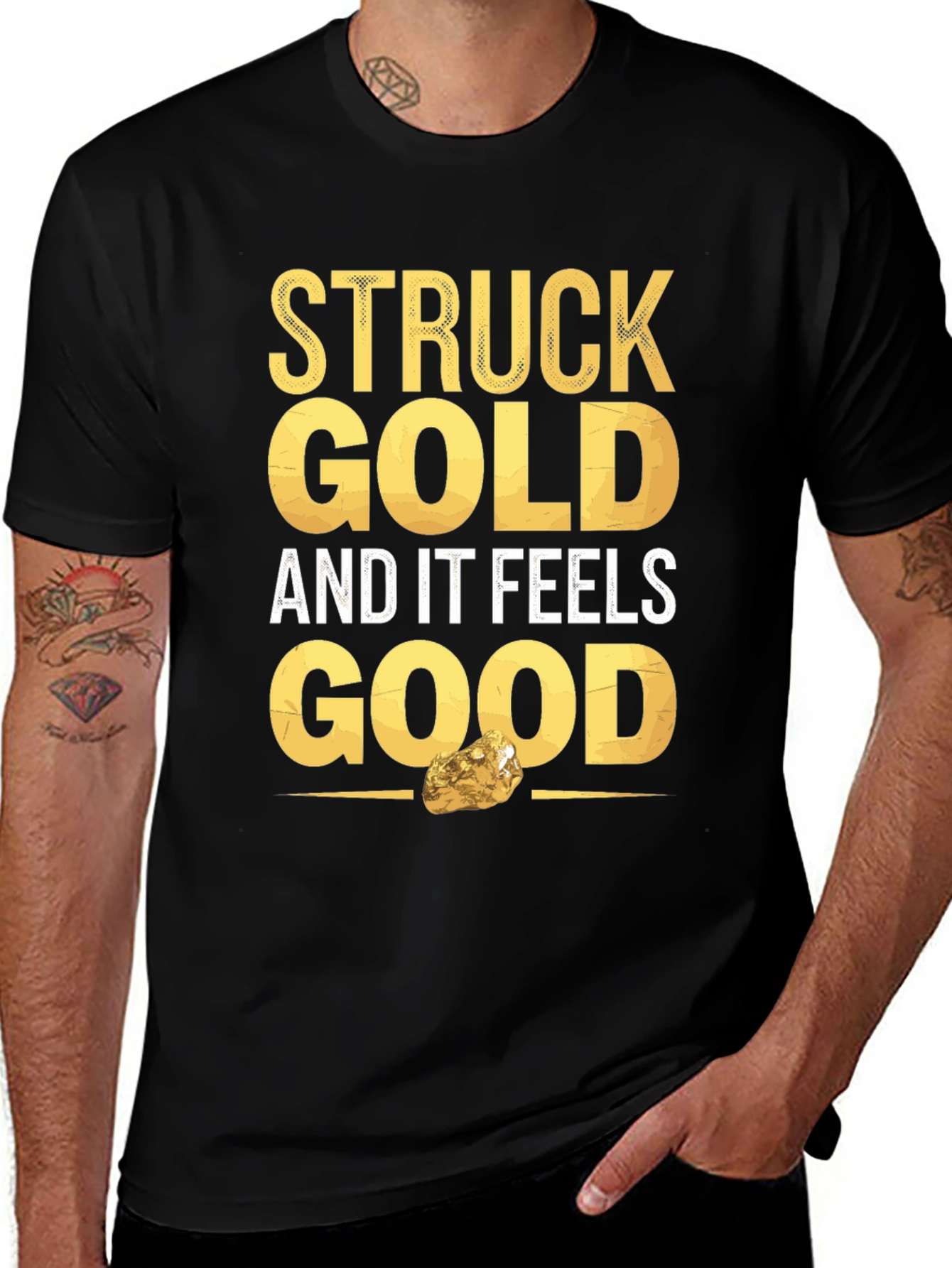 Struck Gold Feels Good Graphic Tee