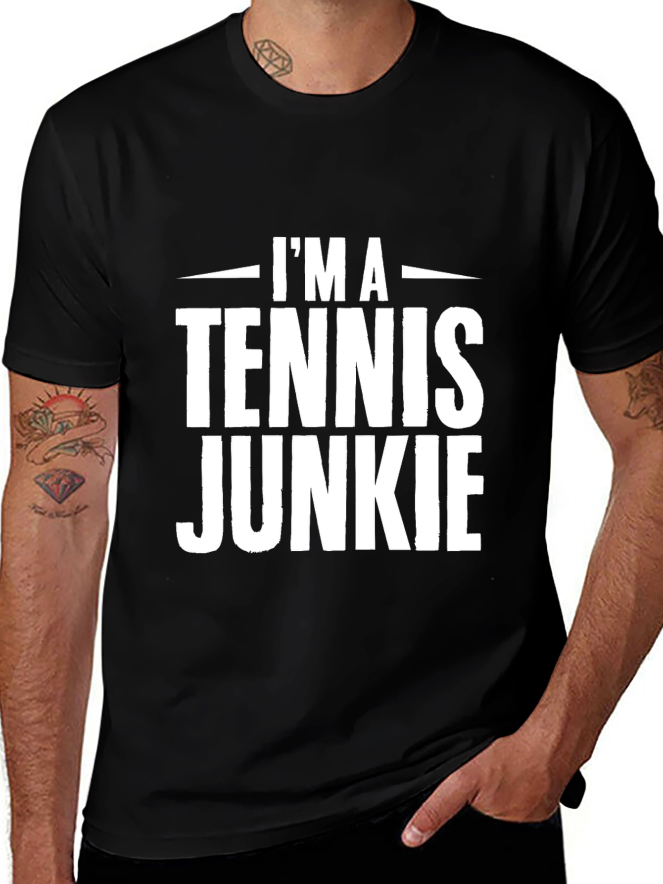 Im a Tennis Junkie Graphic T-Shirt