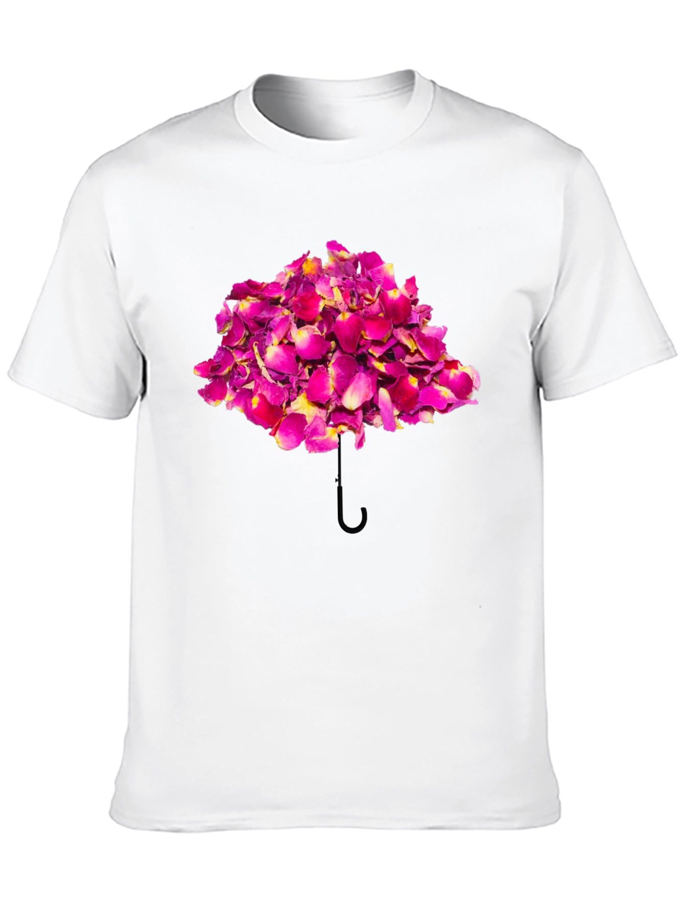 Floral Umbrella Graphic T-Shirt
