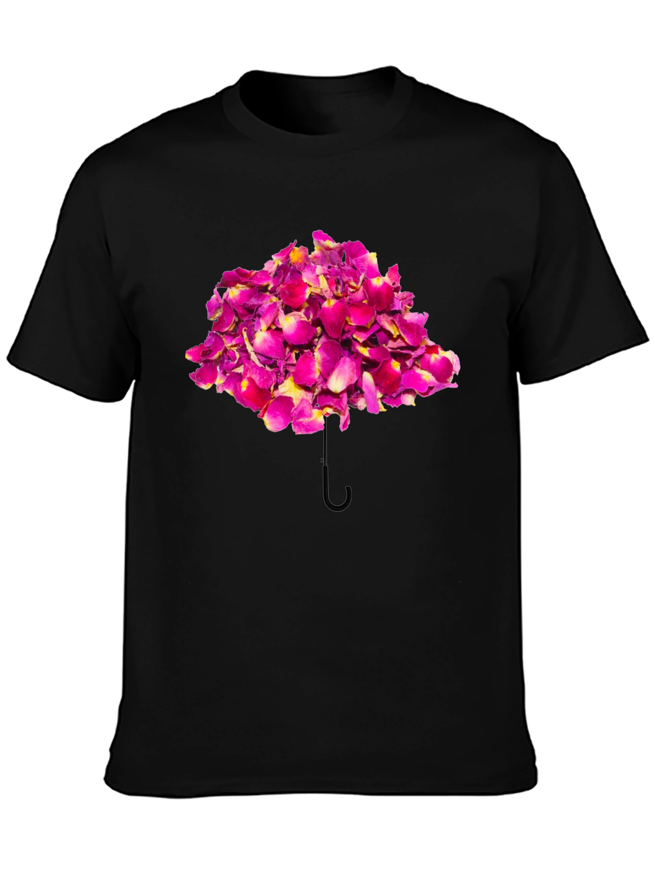 Floral Umbrella Graphic T-Shirt