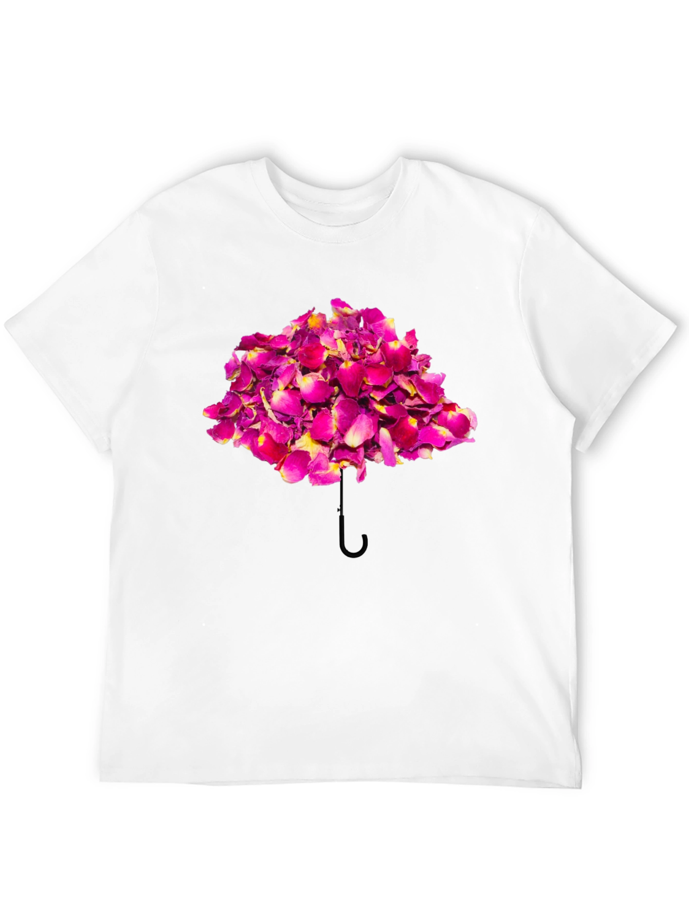 Floral Umbrella Graphic T-Shirt