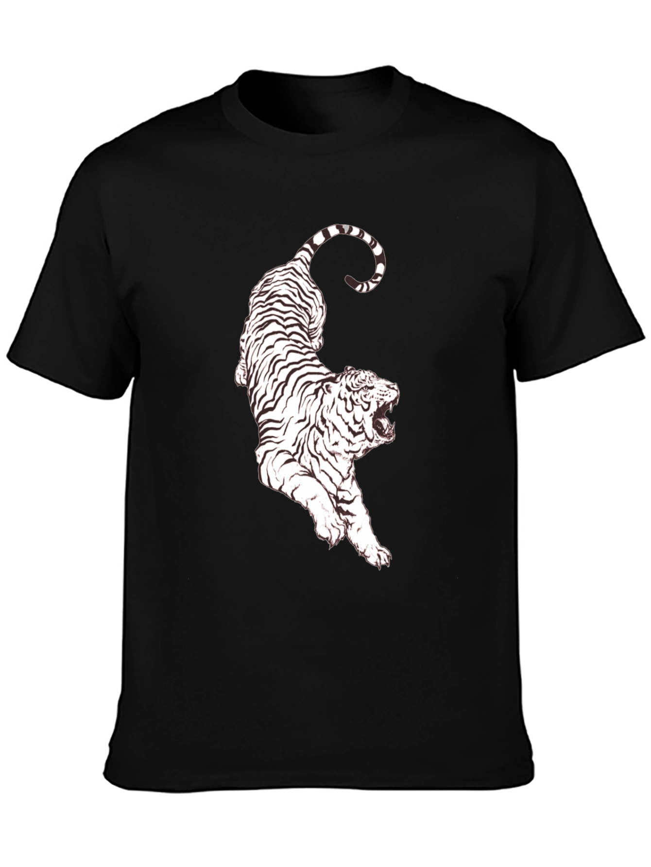 Black Tiger Graphic Tee