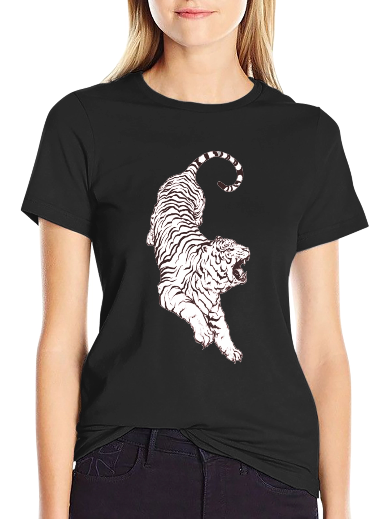 Black Tiger Graphic Tee