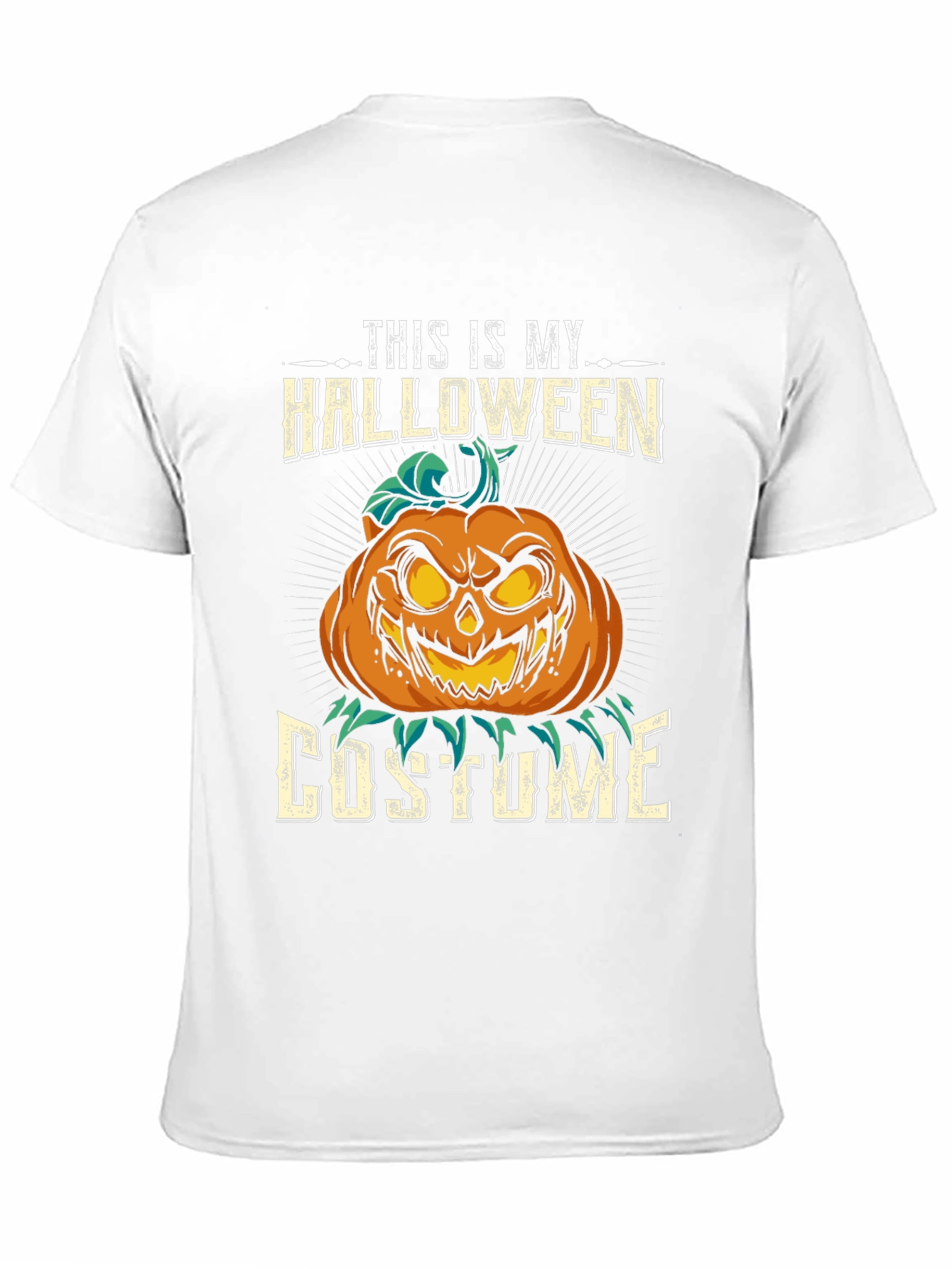 Halloween Costume Pumpkin Graphic Tee