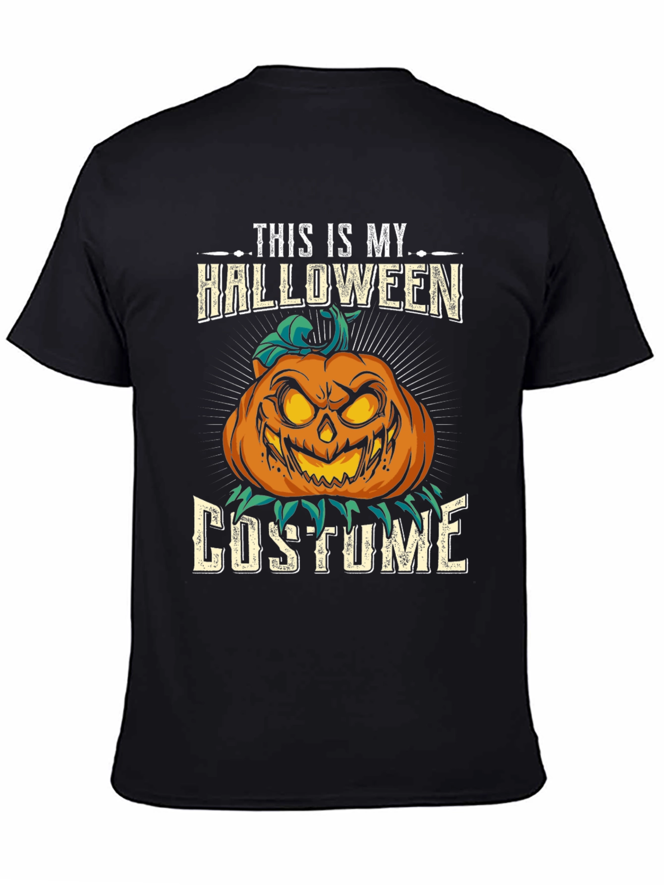 Halloween Costume Pumpkin Graphic Tee