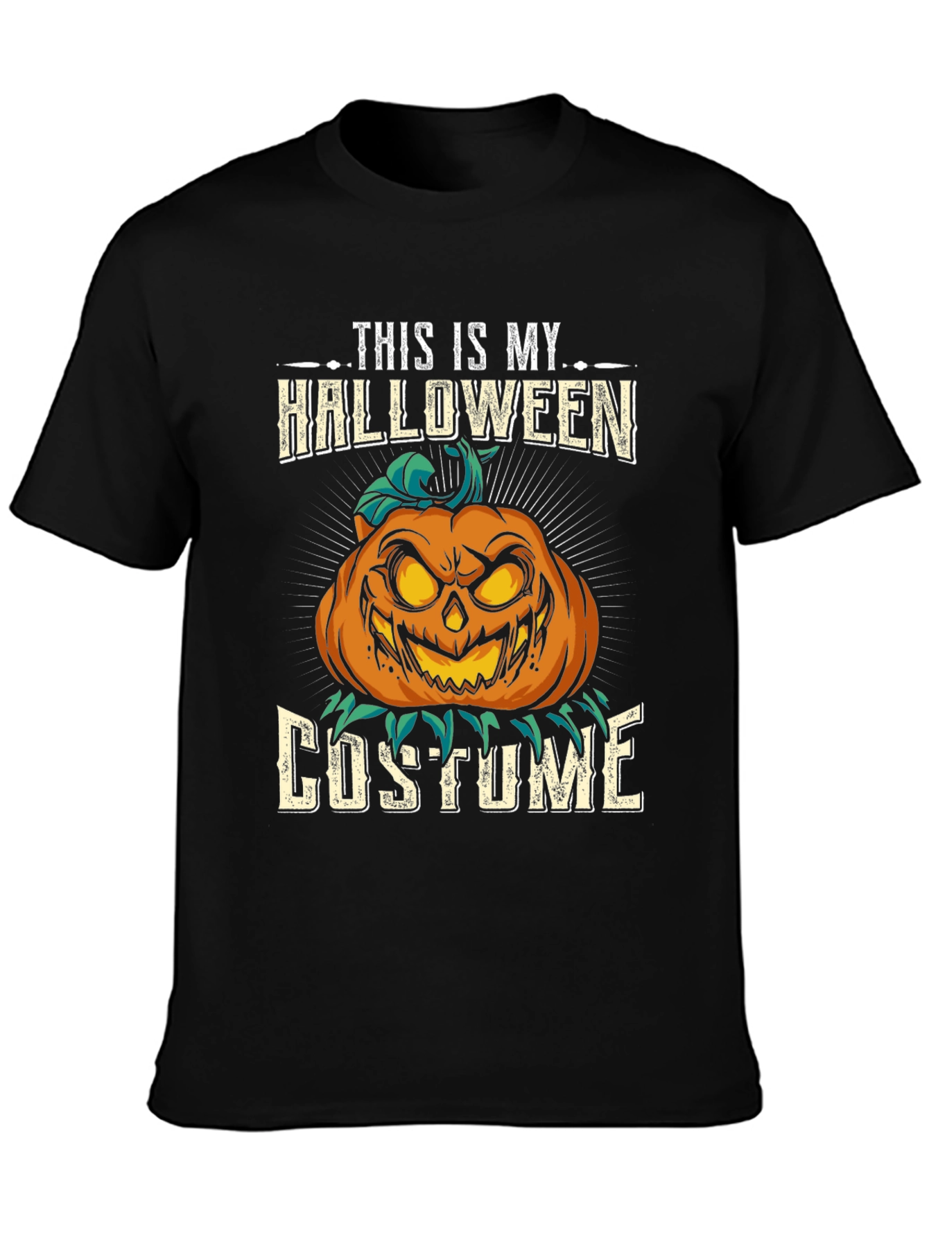 Halloween Costume Pumpkin Graphic Tee