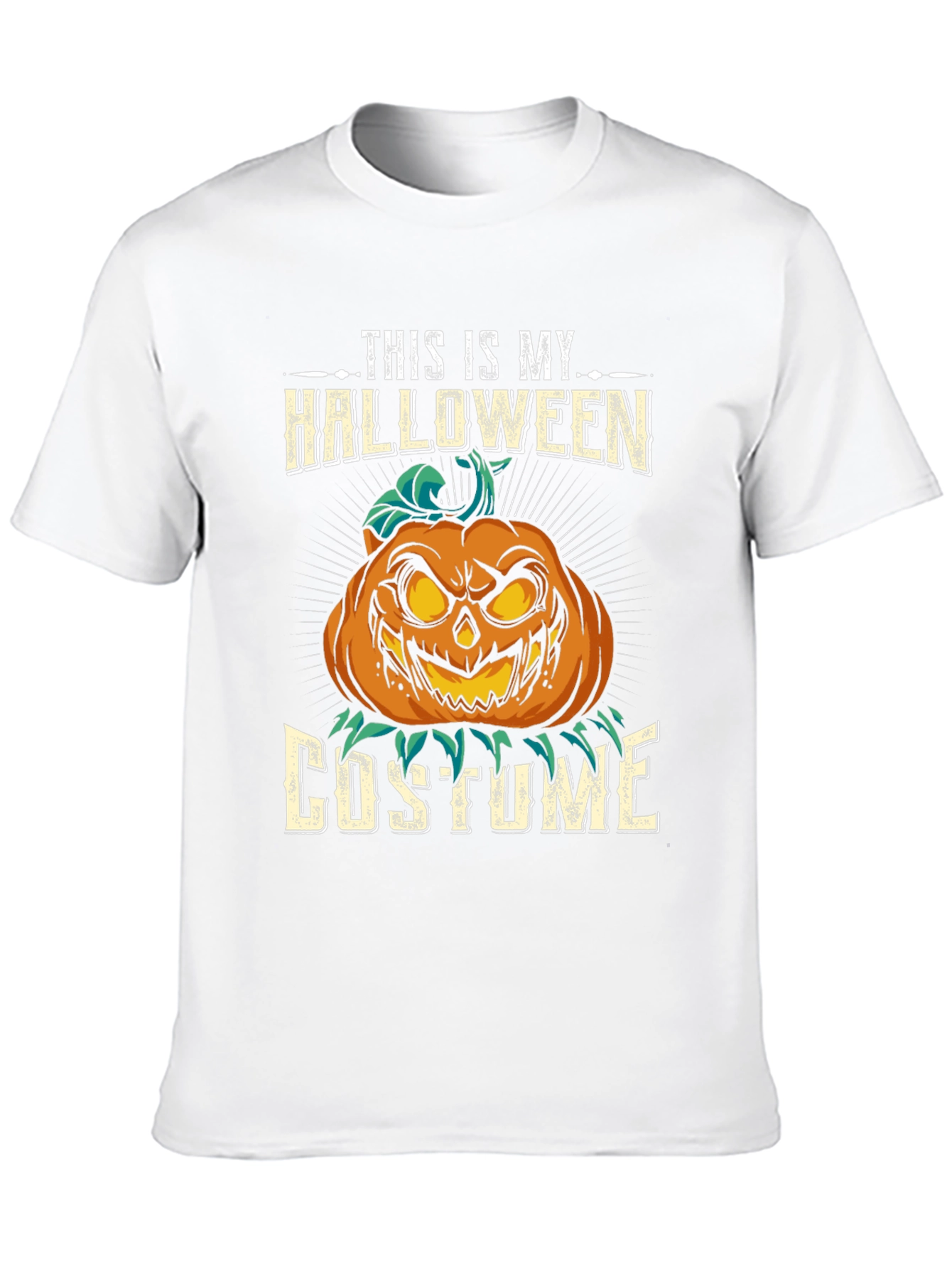 Halloween Costume Pumpkin Graphic Tee